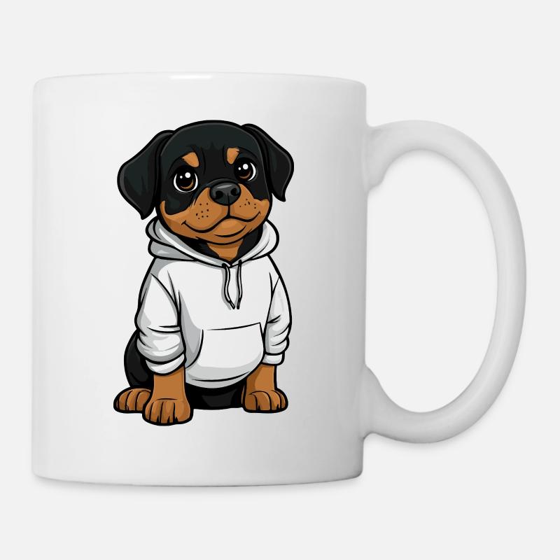 Rottweiler Dog Funny - Mug - white