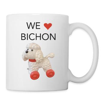 We love Bichon - Mug blanc - blanc - Droite