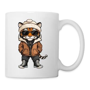 Tiger Cool Comic - Mug - white - Right