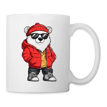 Polar Bear Cool Comic - Mug - white - Right