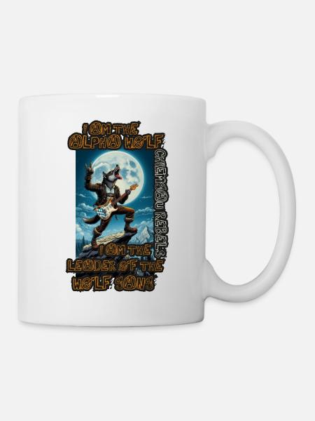 Alpha Wolf - Tasse - Weiß
