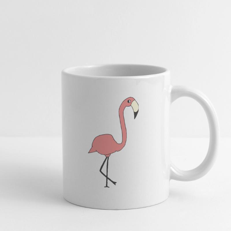 Flamant Mug blanc