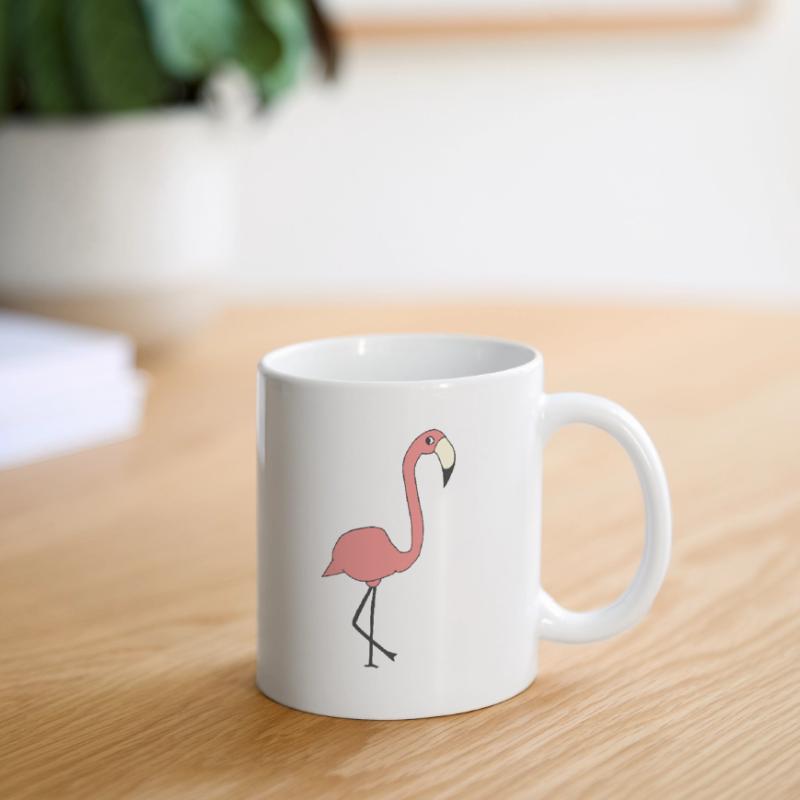 Flamant Mug blanc