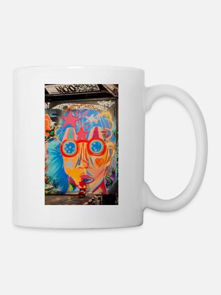 Graffity Explorer - Tasse - Weiß