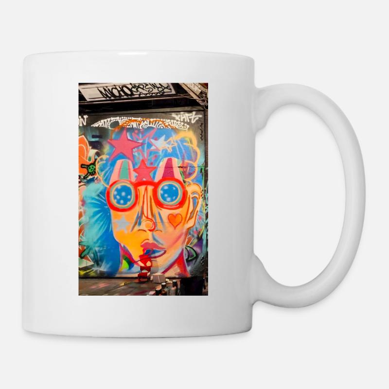 Graffity Explorer - Tasse - Weiß