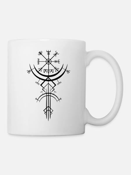 Vegvesir - Tasse - Weiß