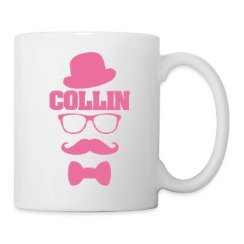 Prénom Collin - Mug blanc - blanc - Droite