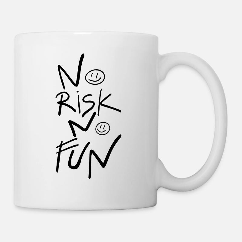 No risk, no fun - Mug - white