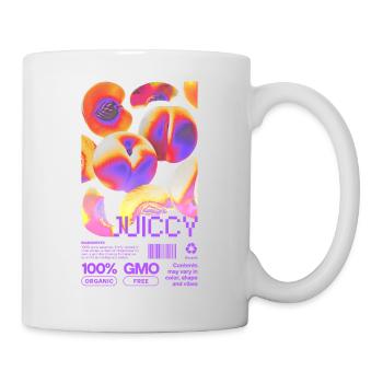 Juicy Peach Statement - Tasse - Weiß - Rechts