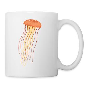 Qualle 2 - Tasse - Weiß - Rechts