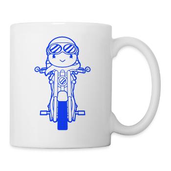 Bird Motorcycle Riding Biker Motorcyclist Hobby - Mug - white - Right