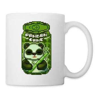 Pandan Cane – Relaxed Panda Pixel Art - Mug - white - Right