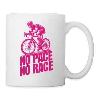 no pace no race - Tasse - Weiß - Rechts