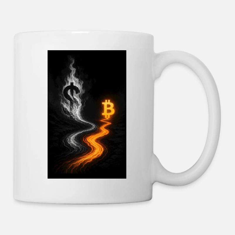 Bitcoin - Disruptif - Mug blanc - blanc
