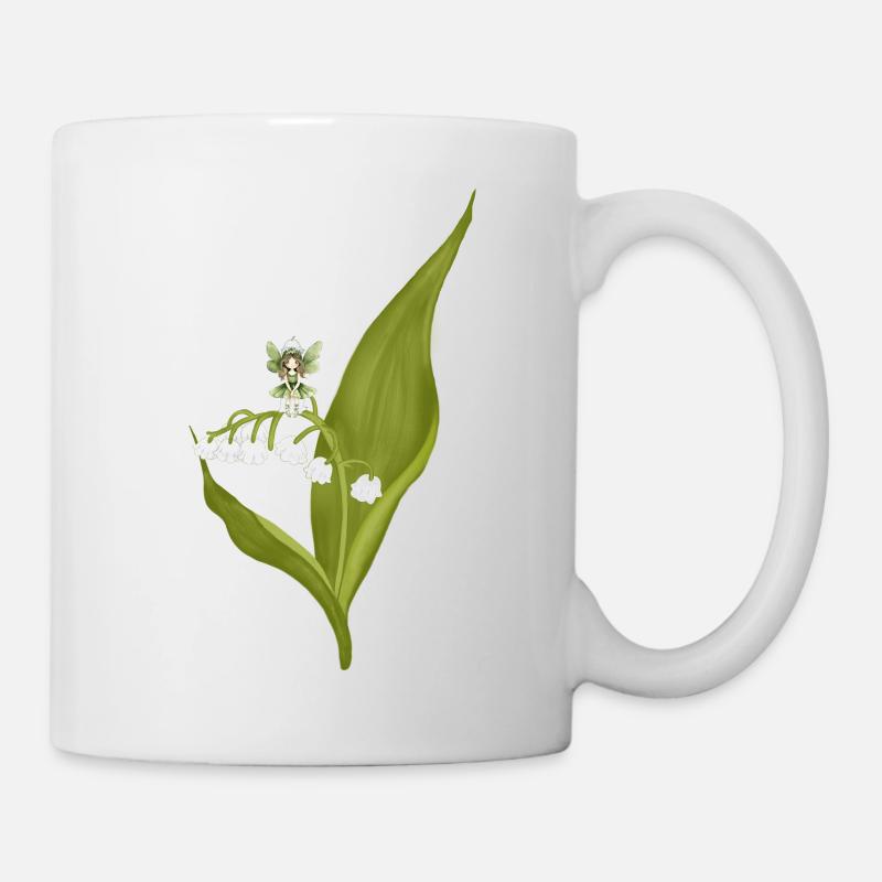 Maiglockchen Elfe - Tasse - Weiß