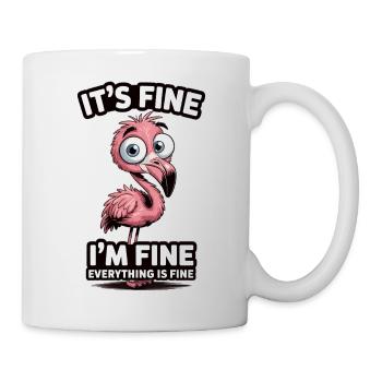 Flamingo: I'm completely okay - Mug - white - Right