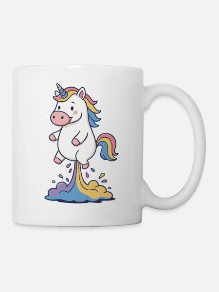 Einhorn - Tasse - Weiß