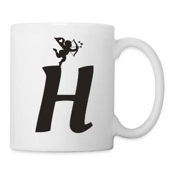 H - Mug blanc - blanc - Droite