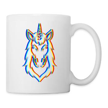 Glitch Unicorn – Magic & Trend - Mug - white - Right