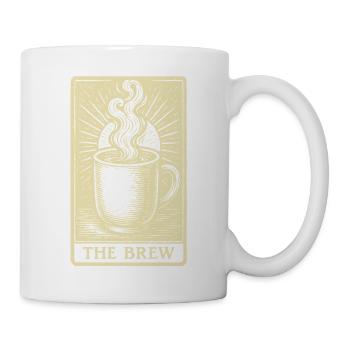 Carte de Tarot Mystique Café – The Brew - Mug blanc - blanc - Droite