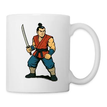 Japan Warrior Samurai - Mug - white - Right