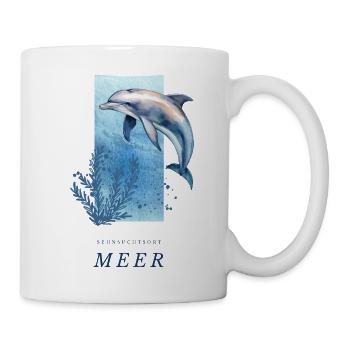 Désir Lieu, Mer Définir - Mug blanc - blanc - Droite