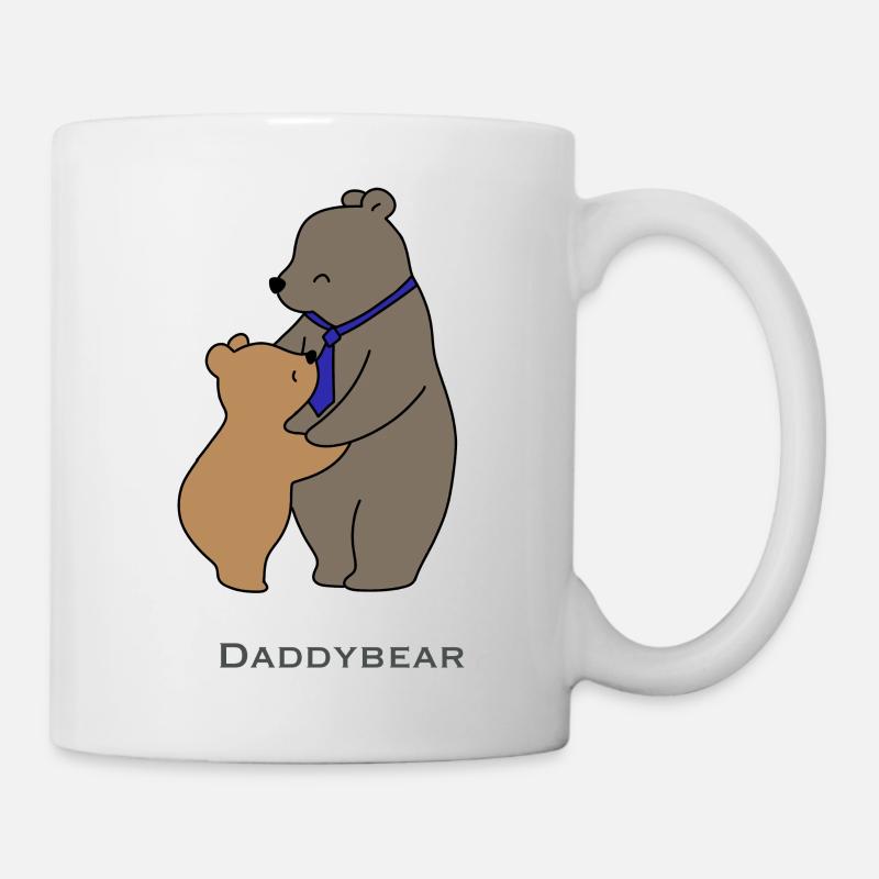 Câlin de papa - Mug blanc - blanc