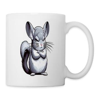 Chinchilla Chinchillas Chinchillabesitzer Nagetier - Tasse - Weiß - Rechts