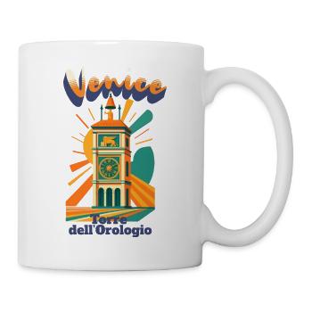 Torre dell’Orologio – Venise, Italie, T-shirt classique - Mug blanc - blanc - Droite