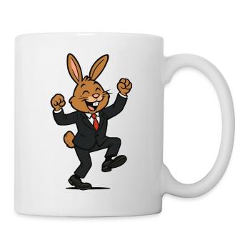 Danses de lapin - Mug blanc - blanc - Droite