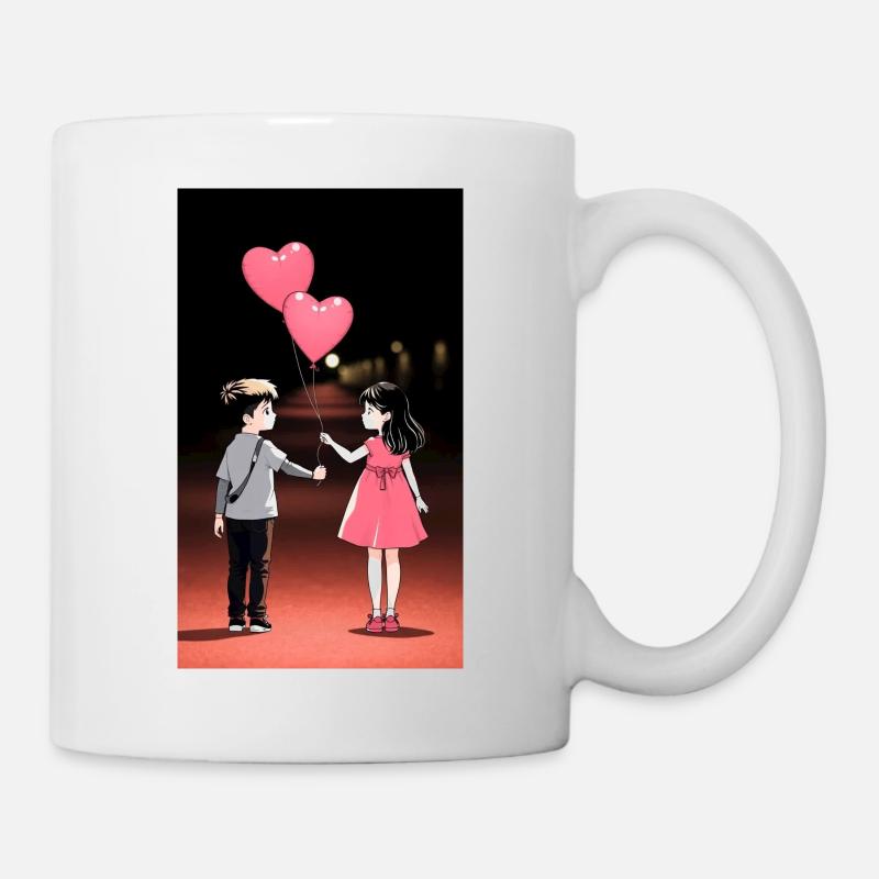 Cœurs Délivrance de l’amitié - Mug blanc - blanc