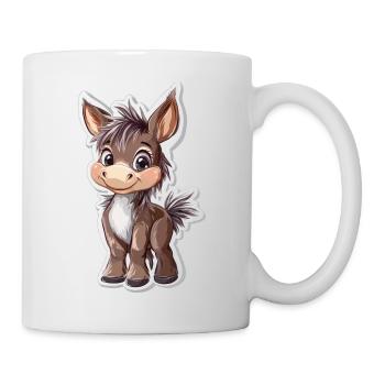 Esel - Tasse - Weiß - Rechts