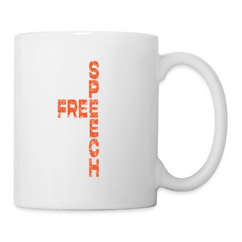 Free Speech Word Art Design - Mug - white - Right
