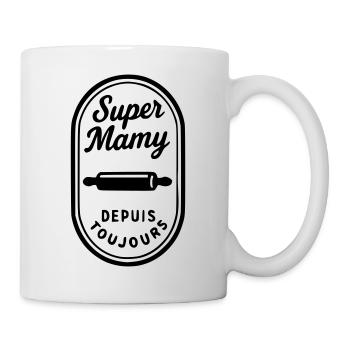 Super Mamy depuis toujours - Mug blanc - blanc - Droite