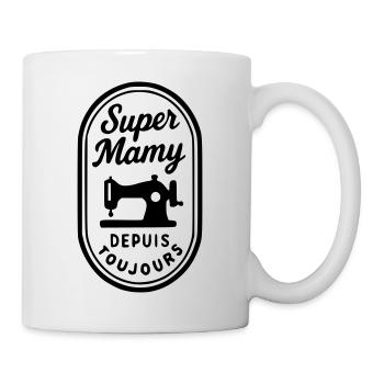 Super Mamy depuis toujours - Mug blanc - blanc - Droite