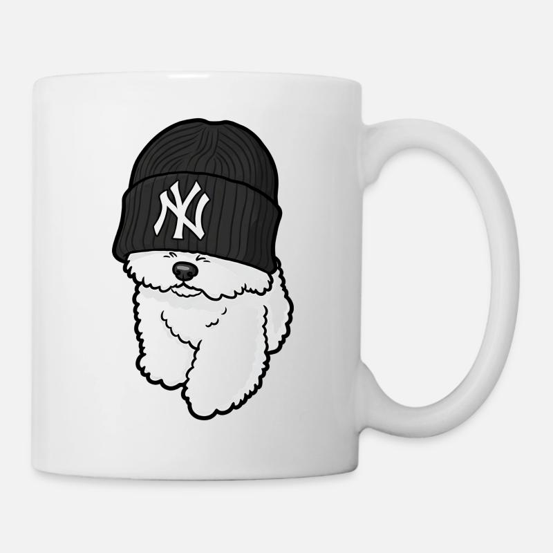 Chien Mode Street New York - Mug blanc - blanc