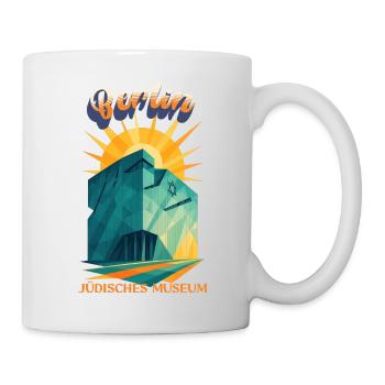 Berlin - JÜDISCHES MUSEUM - Urban Retro Dreams - Tasse - Weiß - Rechts
