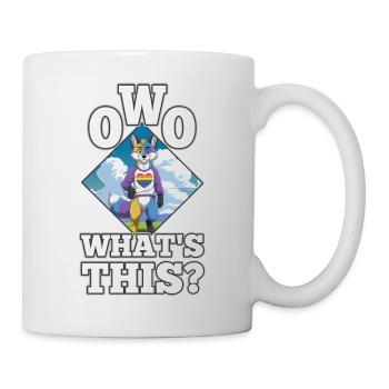 OwO What's This? - Tasse - Weiß - Rechts