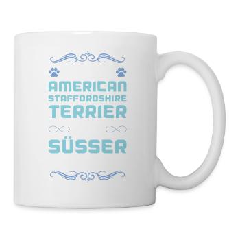 Dicton de chien Staffordshire Terrier - Mug blanc - blanc - Droite