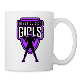 filles_jamais_tranquilles_unies - Mug blanc - blanc - Droite