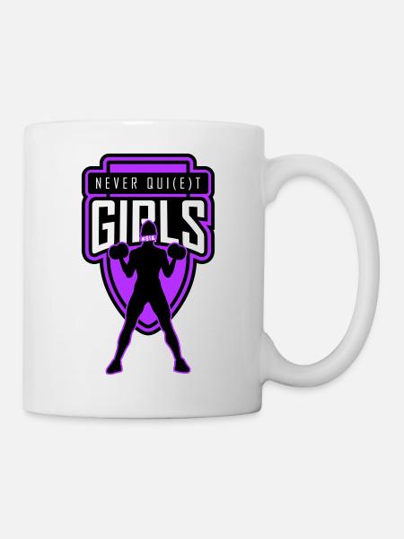 filles_jamais_tranquilles_unies - Mug blanc - blanc