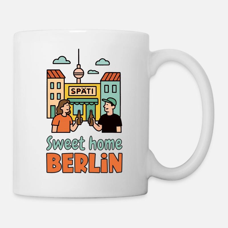 Späti - Sweet Home Berlin - Tasse - Weiß