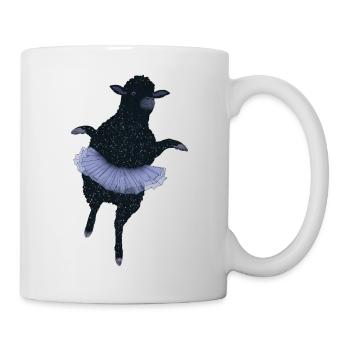 Quand vous êtes le mouton noir de la famille - Mug blanc - blanc - Droite