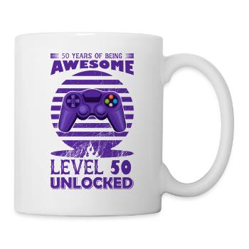 Retro Gaming Controller Motiv - Tasse - Weiß - Rechts