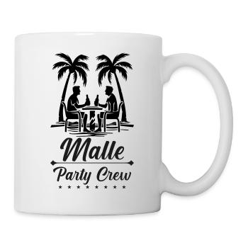 Malle Party Crew Design - Mug blanc - blanc - Droite