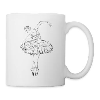 ballet - Mug blanc - blanc - Droite
