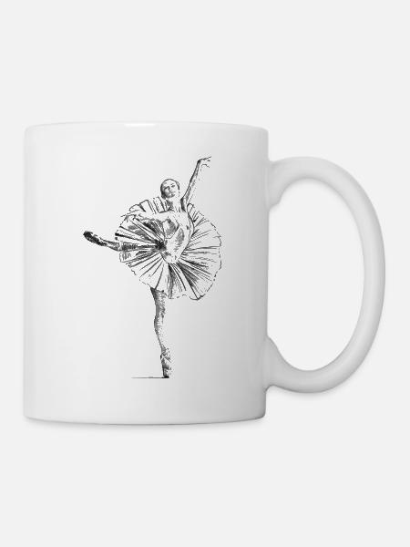 ballet - Mug blanc - blanc