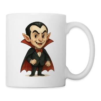 Vampir Comic - Tasse - Weiß - Rechts