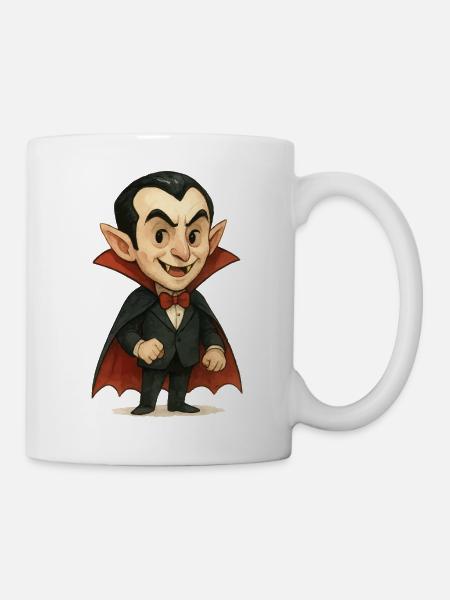 Vampir Comic - Tasse - Weiß