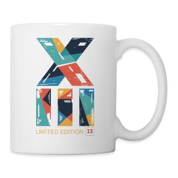 Edition Limitée Roman XIII 13 Ans Anniversaire - Mug blanc - blanc - Droite